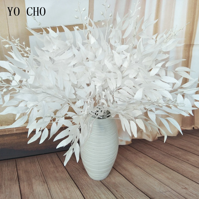 Artificial White Flower Plant Vase - Satisfactionest