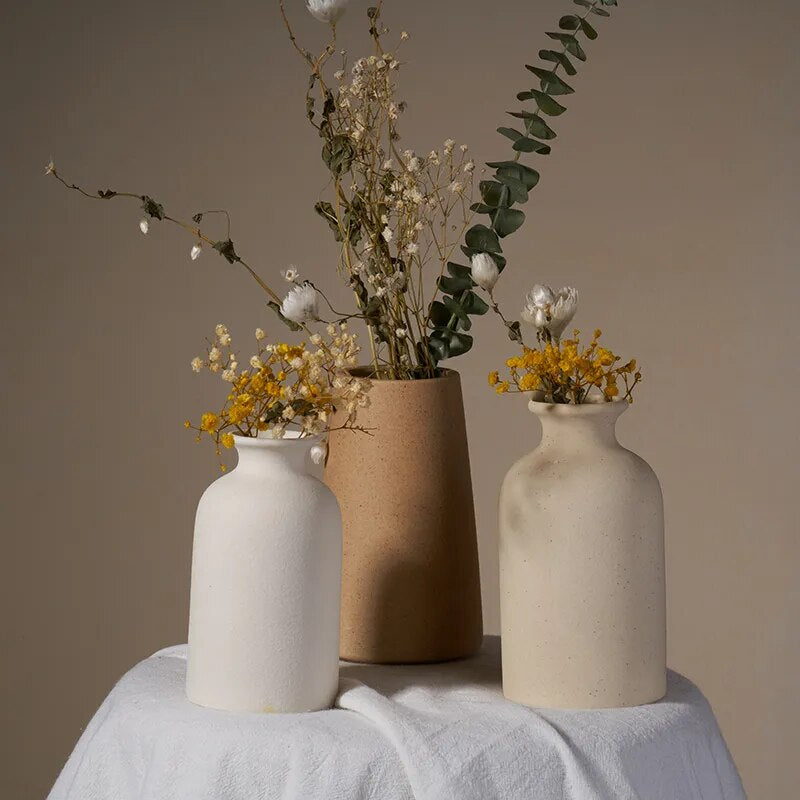 Simple Ceramic Vase Dining Table Decorations Wedding Decorations Nordic Home Living Room Decorations Vase